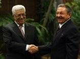 Sostiene en La Habana Raúl Castro conversaciones oficiales con Presidente Palestino 