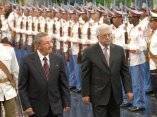Recibe Raúl al Presidente de Palestina 