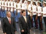Presidente Raúl Castro recibió a su homólogo vietnamita