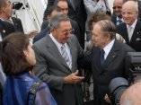 Recibe Raúl Castro a presidente argelino 