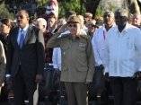 CUBA-PRESIDE RAUL ACTO POR EL 118 ANIVERSARIO DE LA CAIDA EN COM