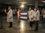 Tres meses y tres días después, regresa a la Patria el segundo grupo de los integrantes de este contingente. Foto: Irene Pérez/ Cubadebate.