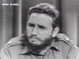19 de abril. Fidel Castro se presenta en el programa Meet the Press, de la NBC.