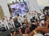 Van Van en el Concierto Paz sin Fronteras celebrado en la Habana en septiembre de 2009. Cierre con broche de Oro.