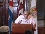 Reconocimiento a Juan Formel en el Aula Magna de la Universidad de La Habana, Cuba
