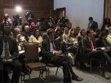 Conferencia de prensa en la Cámara de Comercio de EEUU. Foto: Ismael Francisco/ Cubadebate