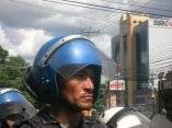 Brutal represión en Honduras ante presencia del presidente constitucional Manuel Zelay