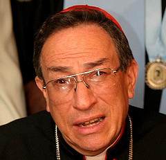 Cardenal Rodríguez criticado por golpista