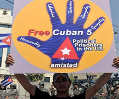Acto en Miami de Solidaridad con Los Cinco