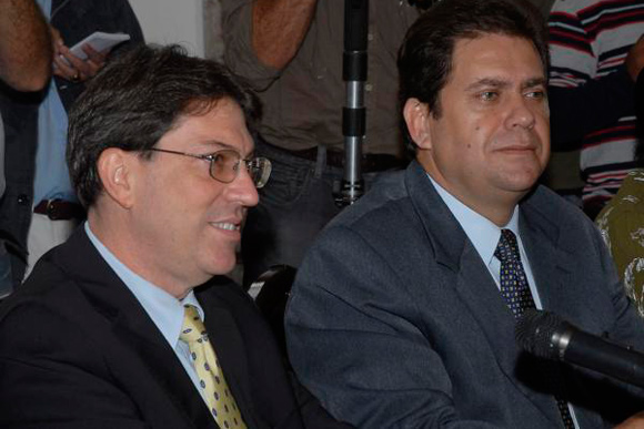 Recibe Cancille cubano a Ministro español del exterior