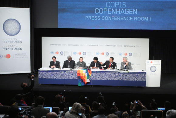 Conferencia de Prensa de Venezuela, Bolivia y Cuba en Copenhagen