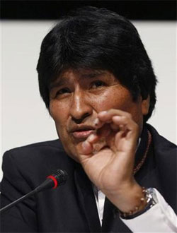 Evo Morales, Presidente del Estado Plurinacional de Bolivia