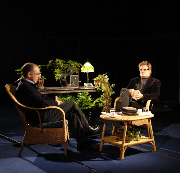 Entrevista con Giuseppe Tornatore, realizada por Amaury Pérez, el 10 de enero de 2010. Foto: Petí