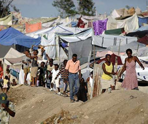 Campamentos en Haití