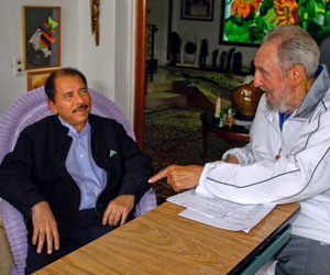 Daniel Ortega felicita a Fidel y significa su lucha incansable