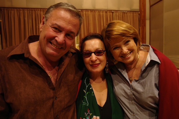José María Vitier, Martirio y Silvia Rodríguez en los Estudios Abdala. (Foto: Cubadebate)