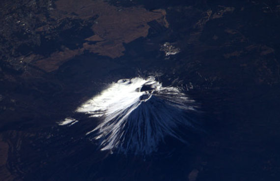 Imagen tomada desde la Estación Espacial Internacional. Foto: Soichi Noguchi, astronauta japonés