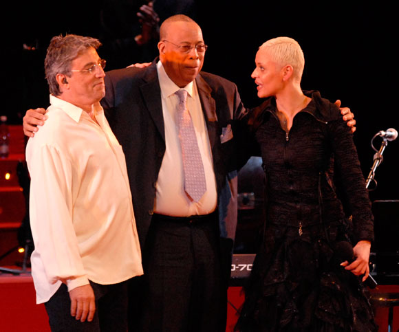 Chucho Valdés, Maritza y Ivan Lins en la gala de apertura del XII Festival Internacional del Habano 2010