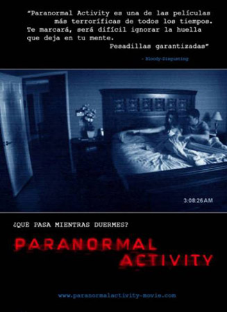 Paranormal activity trailer y poster
