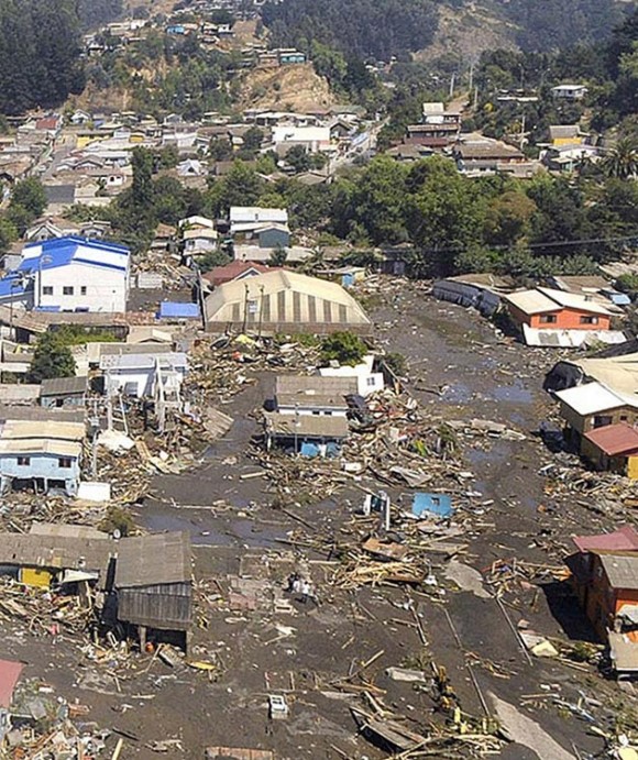 Terremoto en Chile: Concepción. Foto: AFP