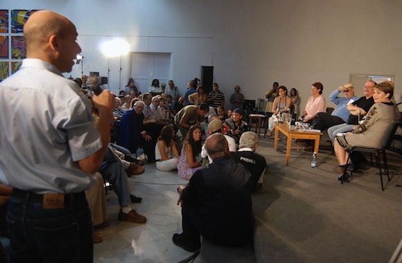 Silvio Rodriguez en Conferencia de Prensa para presentar "Segunda Cita". Foto: Raúl Pupo