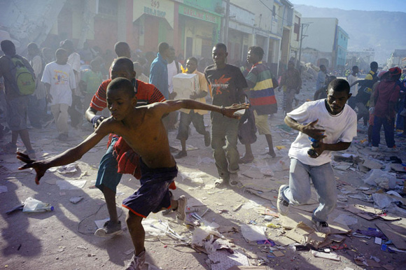 Supervivientes del terremoto de Haití