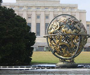 Sede de la ONU en Ginebra, donde sesiona el Consejo de Derechos Humanos.