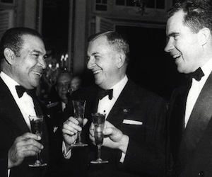 Fulgencio Batista con Richard Nixon, en 1954.