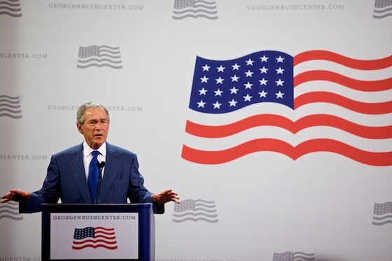 El ex Presidente interviene en la Conferencia sobre ciberdisidencia del Instituto George W. Bush, celebrada en el Southern Medhodist de la Universidad Universidad de Dallas, en Texas, el lunes 19 de abril de 2010.