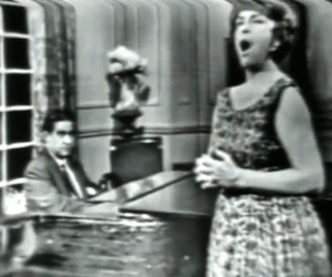 Adolfo Guzmán y Esther Borja en el programa "Album de Cuba"