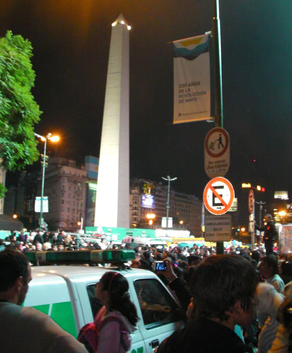 Celebración del Bicentenario en Argentina. Foto: Javier Sanzo