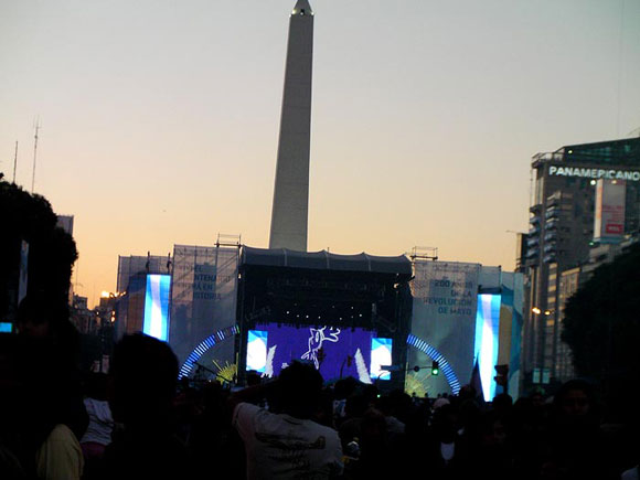 Celebración del Bicentenario en Argentina. Foto: Javier Sanzo