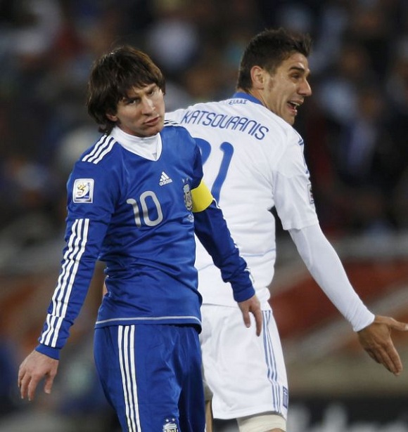 Katsouranis y Messi