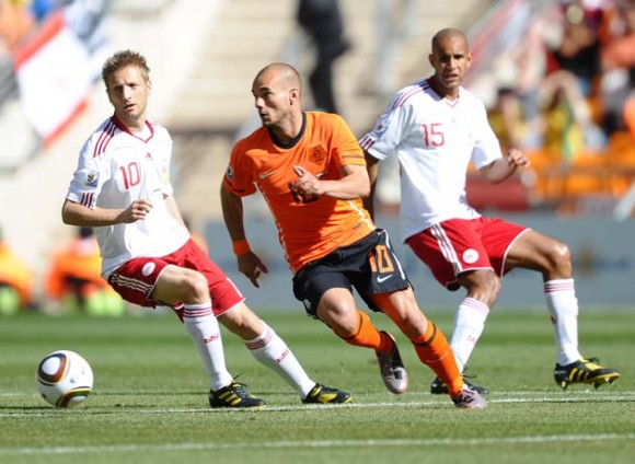 Holanda-Dinamarca en el Mundial de Fútbol 2010