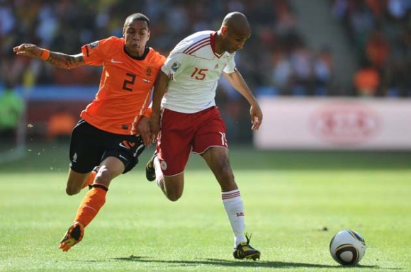 Holanda-Dinamarca en el Mundial de Fútbol 2010