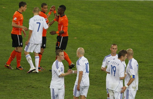 Holanda vs Eslovaquia. Foto: AFP
