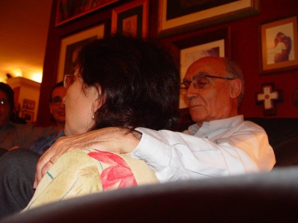 Saramago y Pilar del Río, su compañera. Foto: Petí