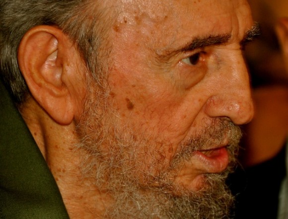Fidel Castro en el Memorial José Martí. Foto: Petí
