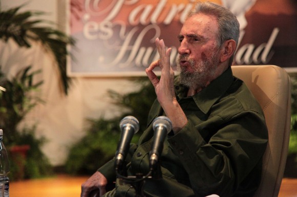 Fidel Castro en el Memorial José Martí. Foto: Silvio Rodríguez