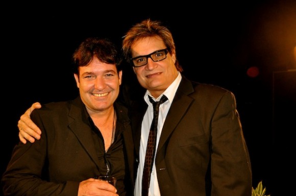 Jorge Perugorría y Amaury Pérez en "Con 2 que se quieran". Foto: Petí