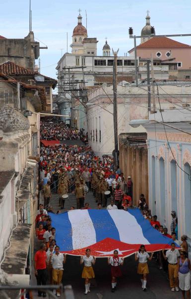 Santiago de Cuba. Homenaje a Frank País