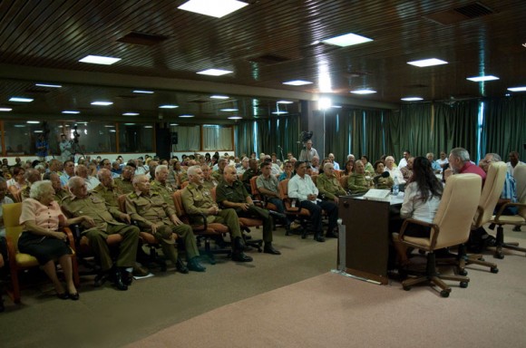 Presentación del Libro de Fidel, “La victoria estratégica”. Foto: Roberto Chile