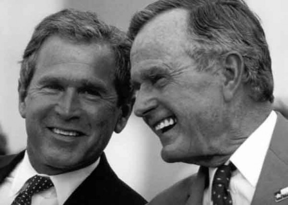Los Bush, padre e hijo