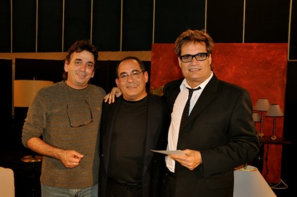 Rafael Solís, Albertico Pujols y Amaury Pérez. Foto: Petí