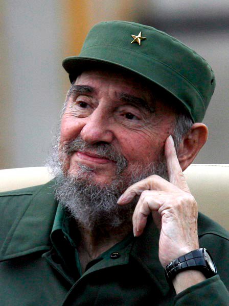 Fidel en el aniversario 50 de los CDR. Foto: Ismael Francisco