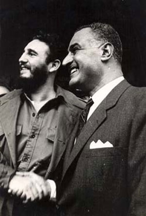 En Nueva York, Fidel se entrevistó con varios jefes de Estados, entre ellos el egipcio Gamal Abdel Nasser, Presidente de la República Arabe Unida
