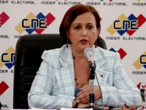 Tibisay Lucena, Presidenta del CNE