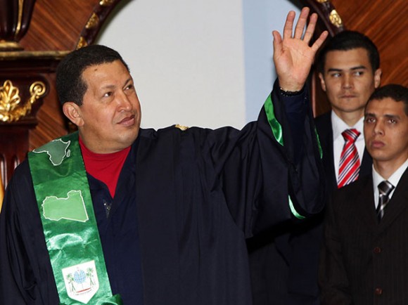 Conceden Doctorado Honoris Causa al presidente Chávez en la Academia de Trípoli