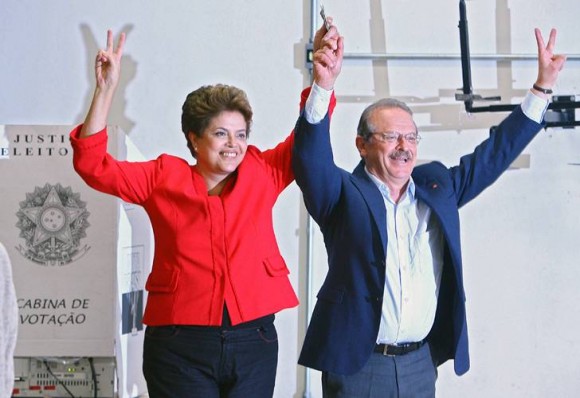 Dilma y Jose Serra