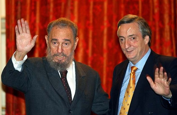 Kirchner con Fidel.